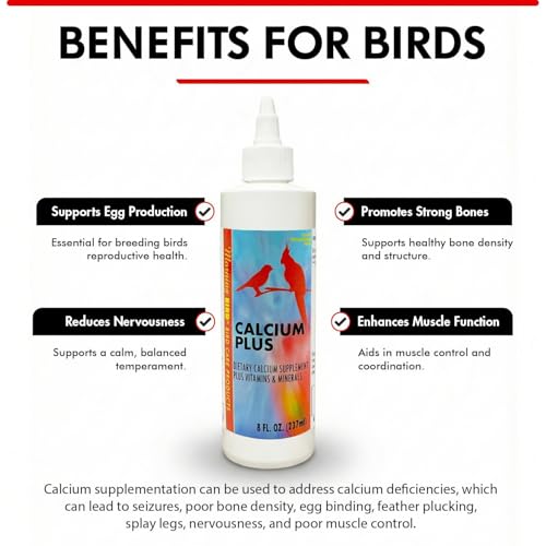 Calcium Plus Liquid for Birds (8 Fl Oz)