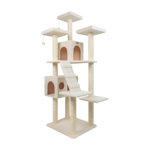 Pressed Wood Cat Tree with Sisal