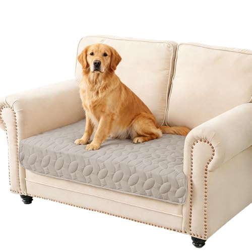 Waterproof Pet Bed Cover Anti (30x53 Inch (Pack of 1) / Khaki)