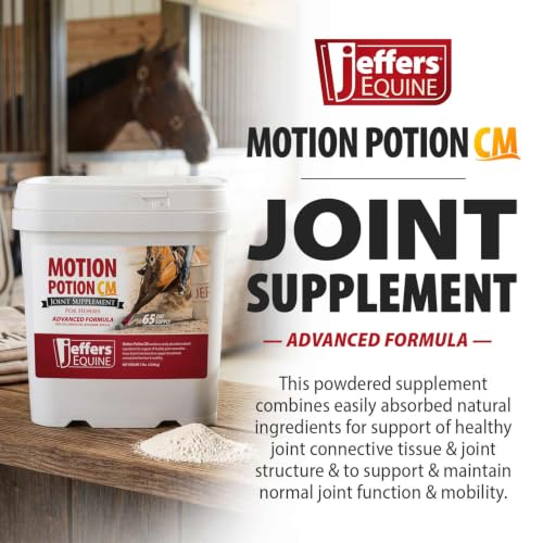 Motion Potion CM Joint Formula Supplement Powder for Horses (5 lbs - Up to 60 Day Supply)