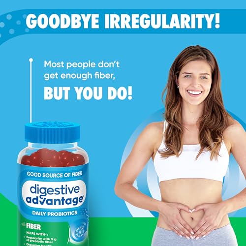 Prebiotic Fiber Supplement with Probiotics for Women & Men Digestive Health