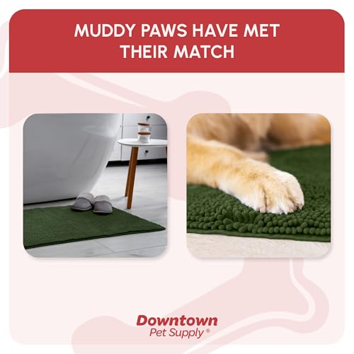 Dog Mud Mat 36" x 26" Chive (36" x 26" / Chive)