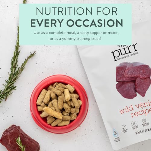 Purr Wild Venison Freeze Dried Recipe (9.9 Ounce (Pack of 1))