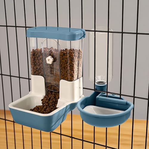 Automatic Pet Food Water Dispenser (Blue)