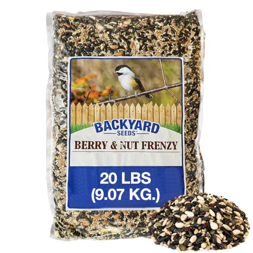 Backyard Seeds 20LB Berries 'n Nut Blend Bird Seed Mix (Berries & Nut / 20 Pound (Pack of 1))