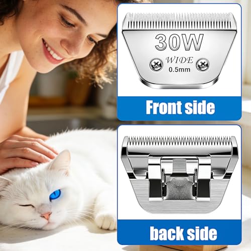 30W Wide Blade for Dog Grooming (Silver/30W)
