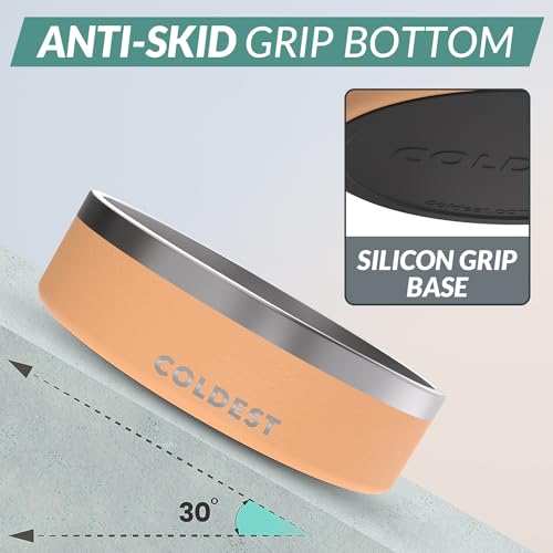 Coldest Dog Bowl (42 oz / Sahara Peach)