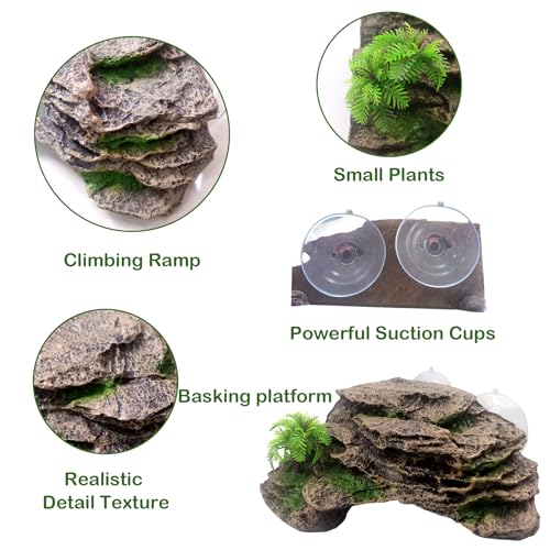 Turtle Basking Platform with Suction Cup (Slope)