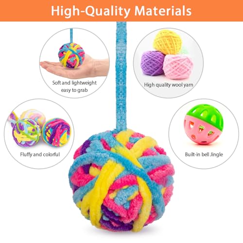Cat Toys Balls with Bells Inside (1.6 Inches)