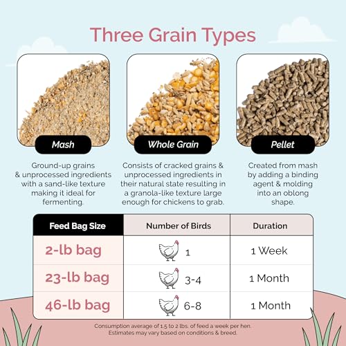 Organic Chicken Feed (Whole Grain / 23 Pound (Pack of 1))