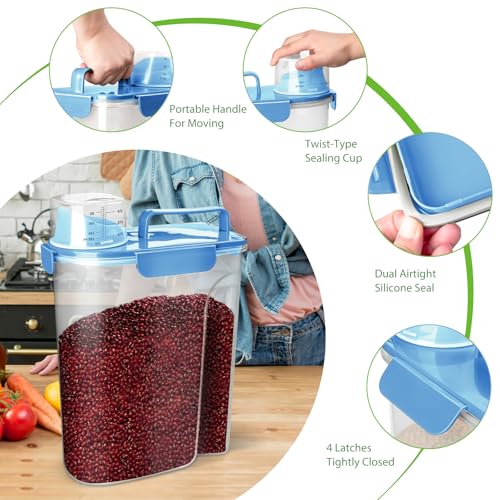 Rice Storage Container (6L/Blue)
