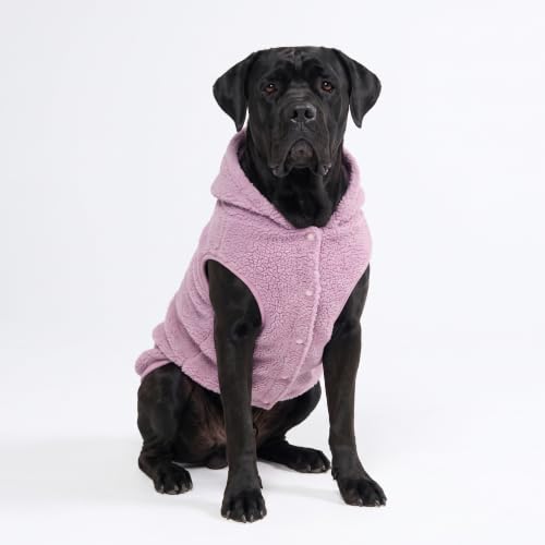 Sherpa Fleece Dog Jacket (Taupe / 4XL)
