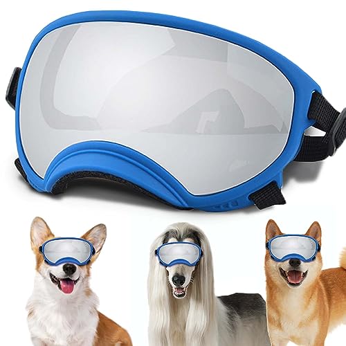 Medium Dog Sunglasses with Adjustable Strap UV Protection