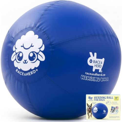25" Original Herding Ball for Dogs (Ocean - L 25" Herding Ball Set / L 25")