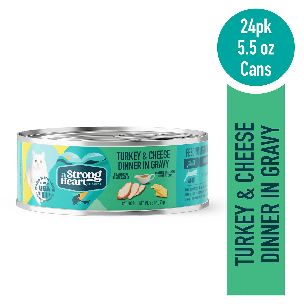 A Strong Heart Cat Food (5.5 Ounce (Pack of 24))