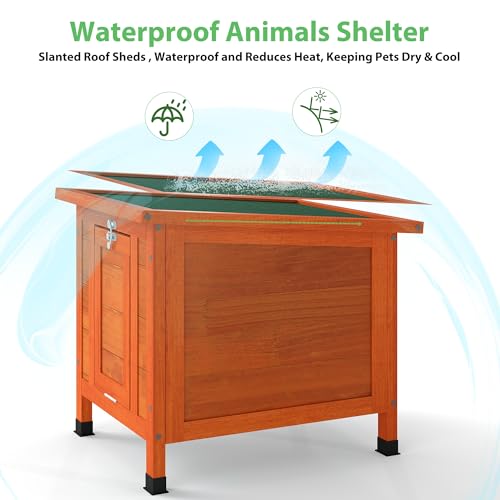 Rabbit Hutch Indoor Outdoor (Orange)