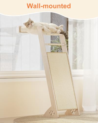 Cat Window Perch with Scratching Pad
