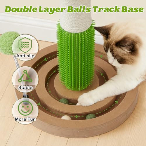 25.79" Cat Scratching Post Tower for Kittens (25.79 Inch Tall)