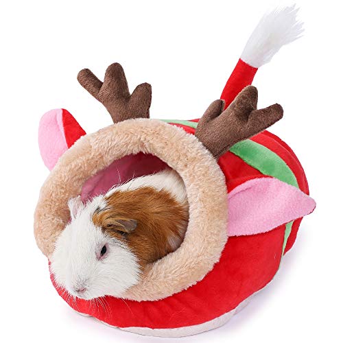Ferret Bed House Hide & Cage Accessories (S / 5-Reindeer)