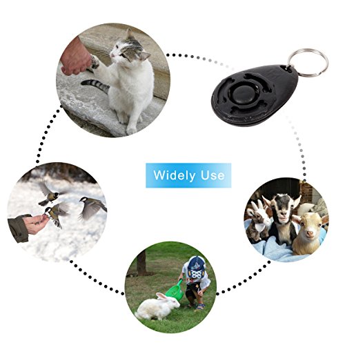 Dog Clicker 4 Pcs Multi (Black & Yellow & Red & Blue)