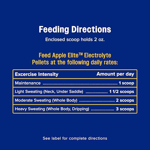 Apple Elite Horse Electrolytes Pellets Supplement (7.5 pounds)