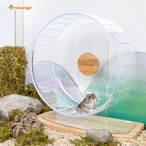 Super Silent Hamster Exercise Wheels (Large / Transparent)