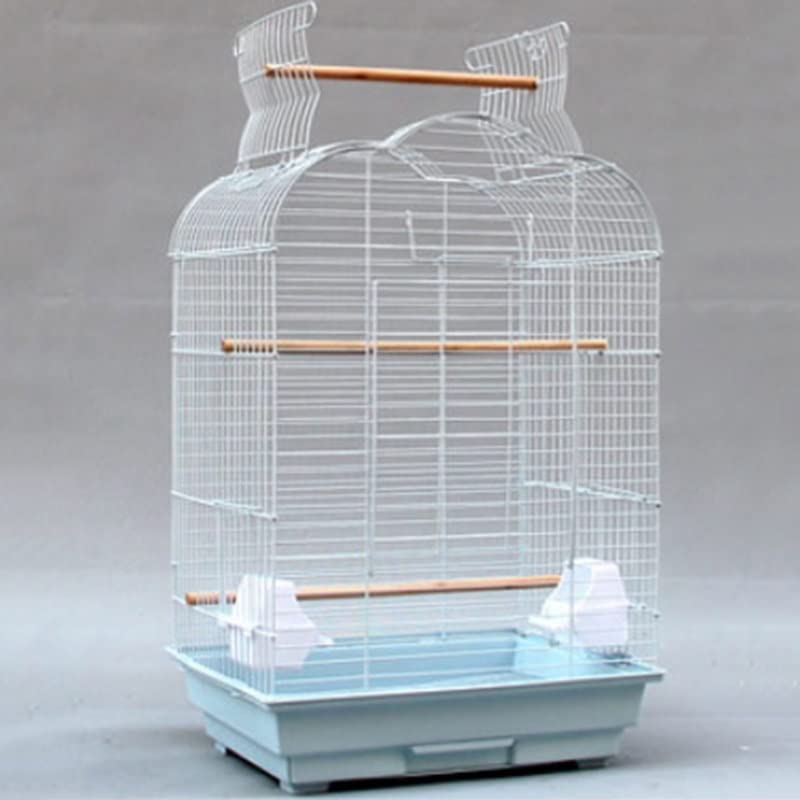 Large Stainless Steel Bird Cage Parrot Bird Cage Metal Travel Bird Cage Outdoor Breeding Bird Houses for Small Birds