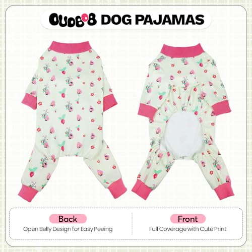 Dog Pajamas Fleece Dog Pjs with Four (Green / XXXXX-Large)