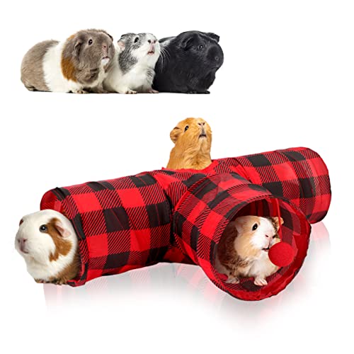 Guinea Pig Tunnel Hideout 3 (Red)