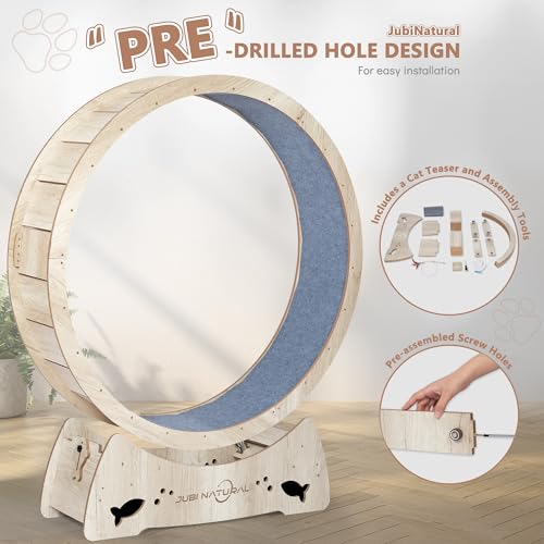 50" XL Cat Exercise Wheel (WOOD / 50")