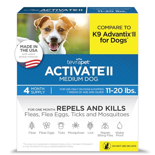 Activate II Flea and Tick Prevention for Medium Dogs (Medium)