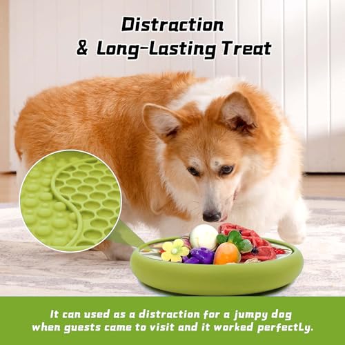 Dog Lick Bowl (Green / Large)