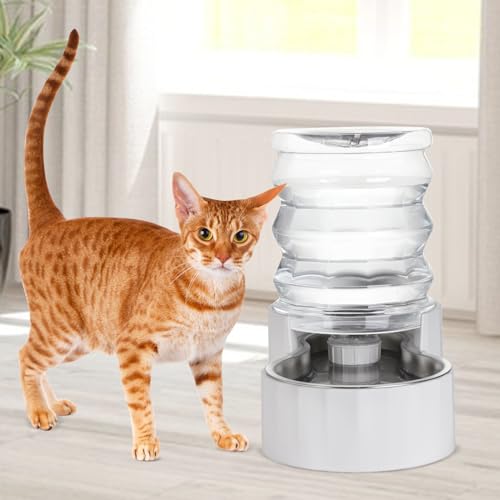 4L Gravity Cat Water Dispenser (4L, without Filter / White)