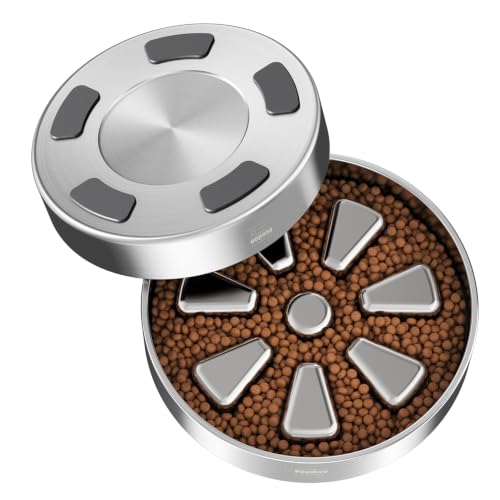 Slow Feeder Dog Bowl 4 (Spiral-2Pack / XL 4~4.5Cups)