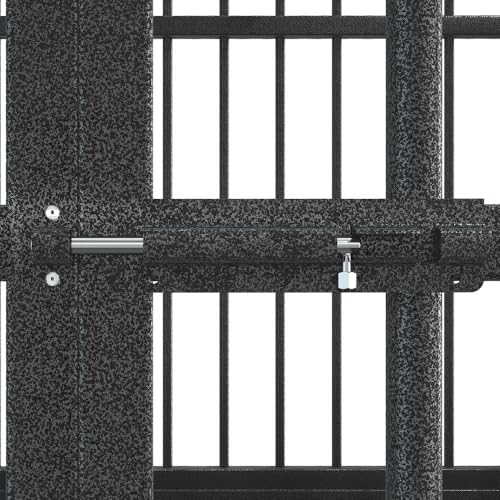 48 Inch Heavy Duty Dog Crate for Large Dogs (Black)