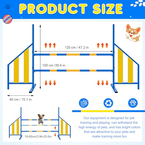 Dog Agility Jump with Wing Bars