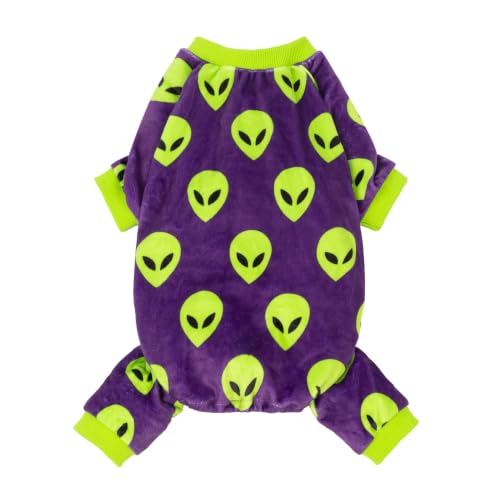 Alien Dog Fleece Pajamas (Alien / X-Large)