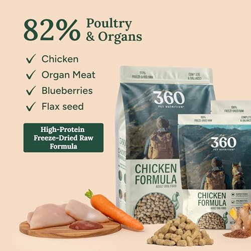 Freeze Dried Raw Dog Food (3 Pound (Pack of 2))