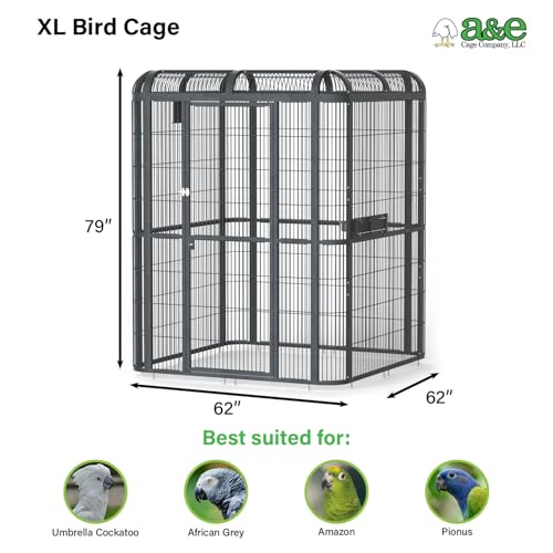 A&E Cage Co WI6262 Walk (62.0"L x 62.0"W x 79.0"H)