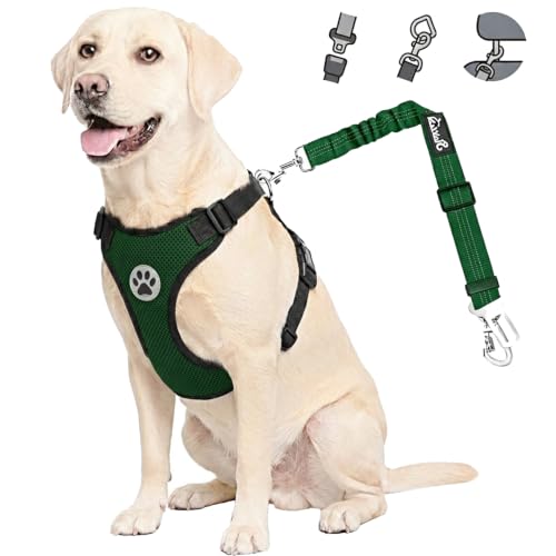 Dog Car Harness Seat Belt (Medium / ·Green)