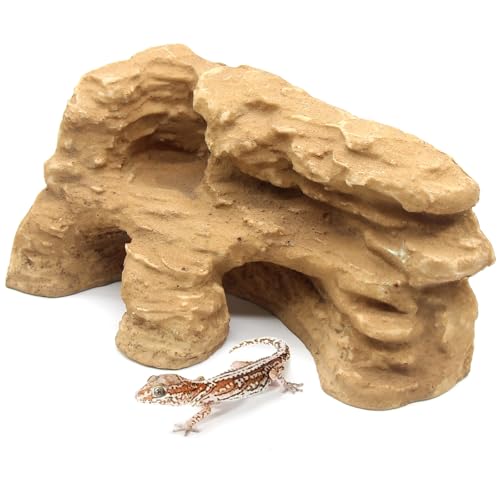 Reptile Hide Shale Scape Step Ledge Backdrop (Medium-9.6*4.9*4.9)