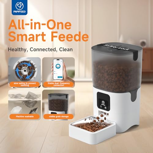 Automatic Cat Feeder with App (White)