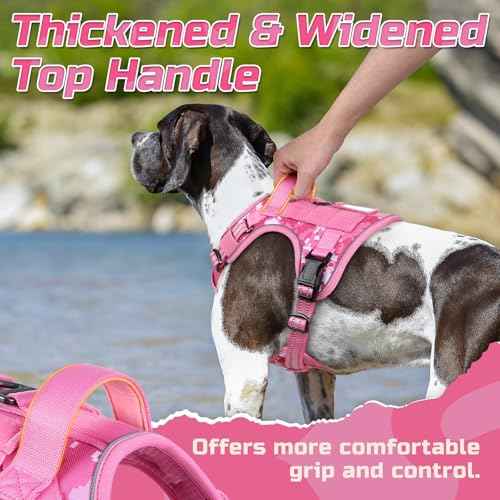 Tactical Dog Harness for Medium (Pink camo / Medium)