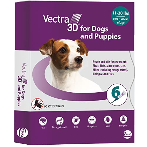 Flea and Tick Prevention for Small Dogs 11 (6 Pack)
