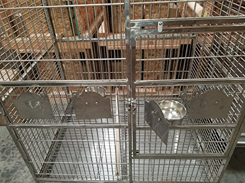 304 Stainless Steel Bird Parrot Macaw Breeder Extra Large Cage