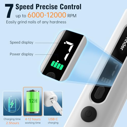 Dog Nail Grinder (White)