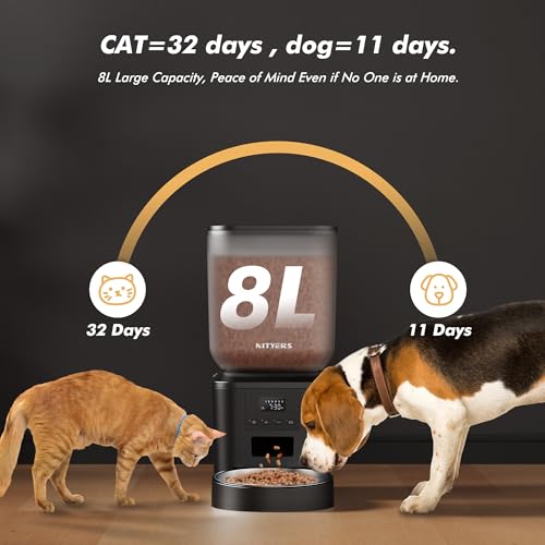 Automatic Dog Feeder (Matte Black)