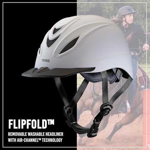 Intrepid Saddle Horse Riding Helmet (Small / White)