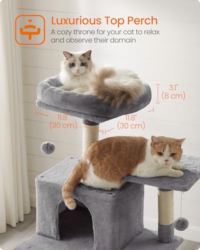 Cat Tree 73.2 (73.2 Inches / Light Gray)