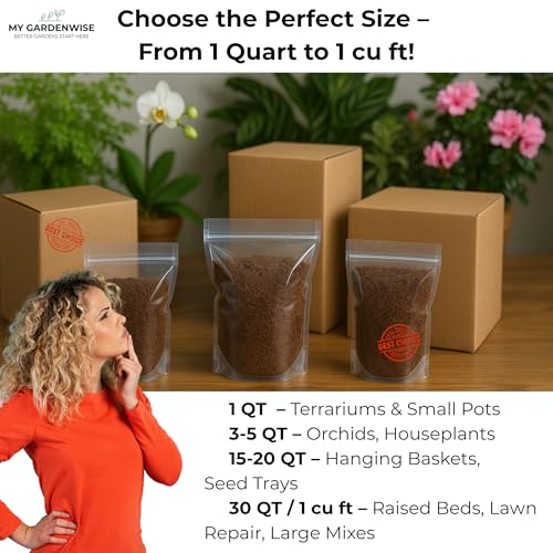 Peat Moss for Plants (Organic Sphagnum Peat Moss / 1 qt)